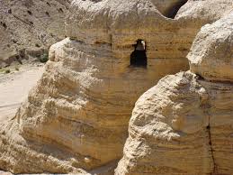 This cave is the first place the Dead Sea Scrolls were found.